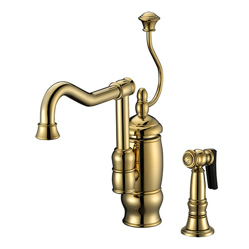 Thumbnail: Kitchen Faucet with Spiral Handle and Spray 14503