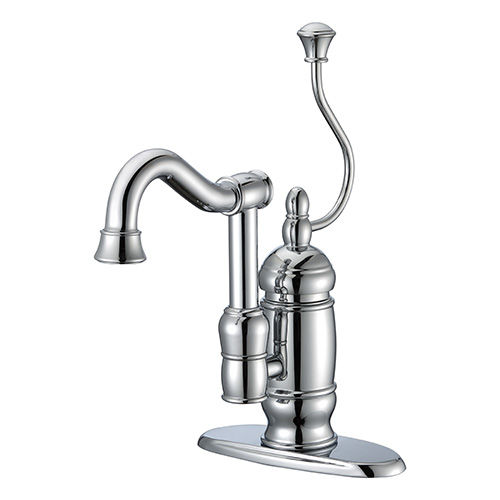 Thumbnail: Bathroom single-Hole Lavatory  Faucet with Spiral Handle 3307