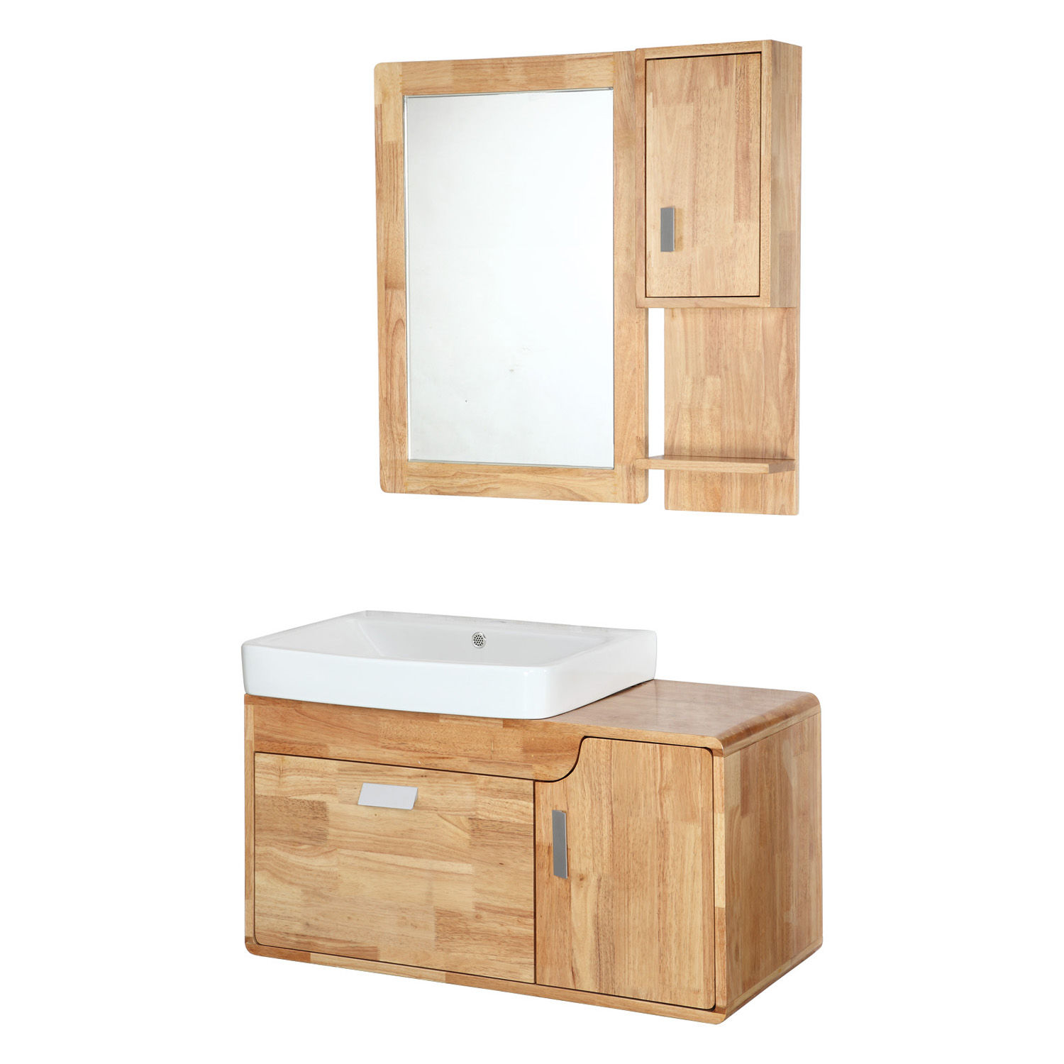 Bathroom Original Wooden Vanities with Mirror