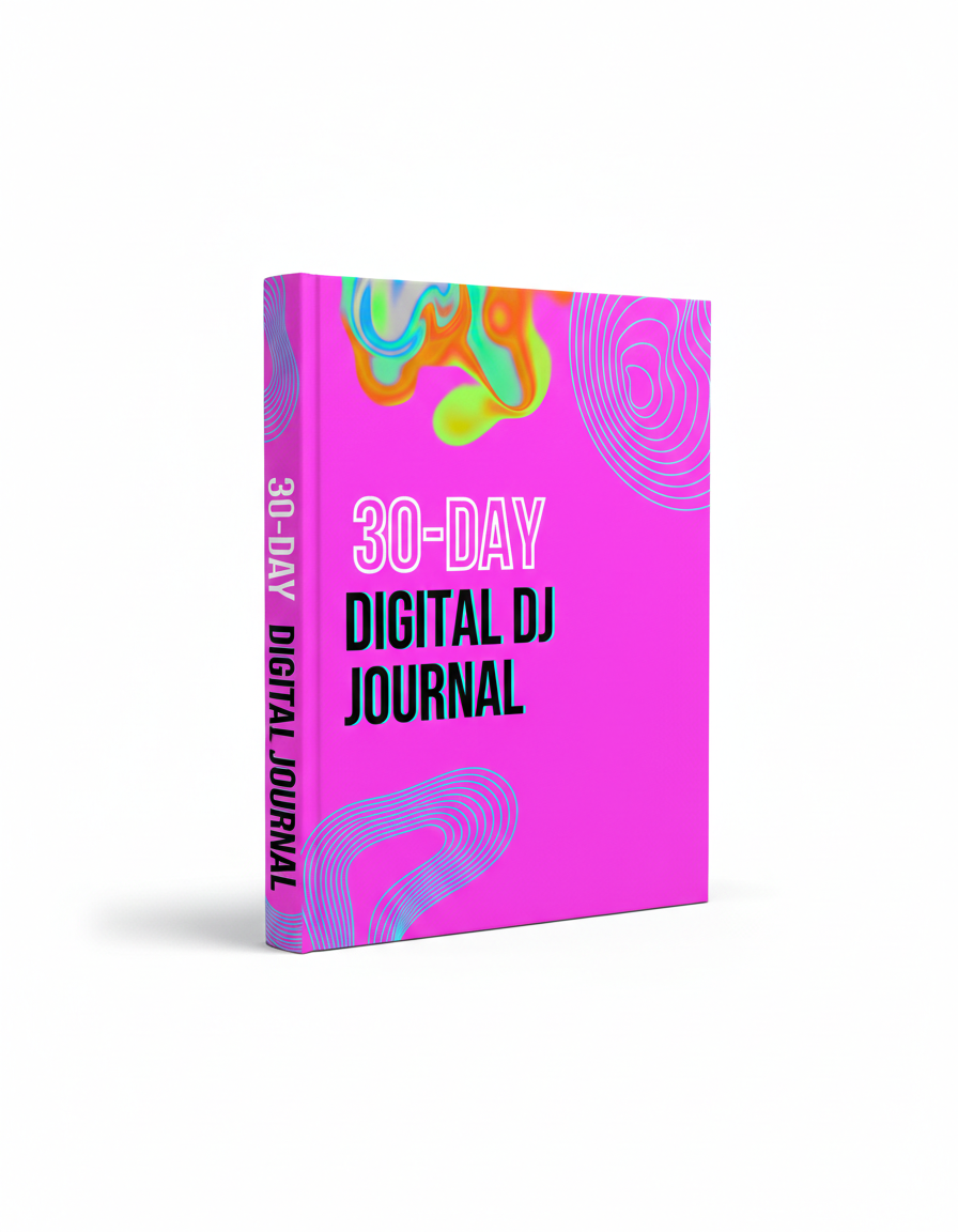 30-day Digital DJ Journal (Magenta)