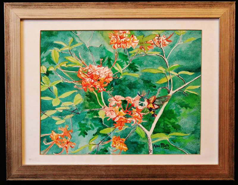 Fritillaries on Goldenrod-$225