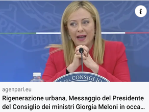 Agenparl pubblica la lettera della Presidente Meloni a Confabitare.