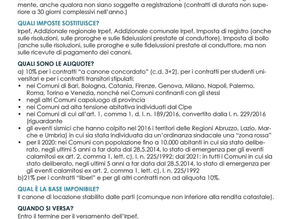CEDOLARE SECCA SUGLI AFFITTI ABITATIVI 2021