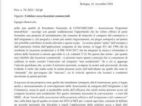 Le proposte di Confabitare sulla cedolare secca per le locazioni commerciali