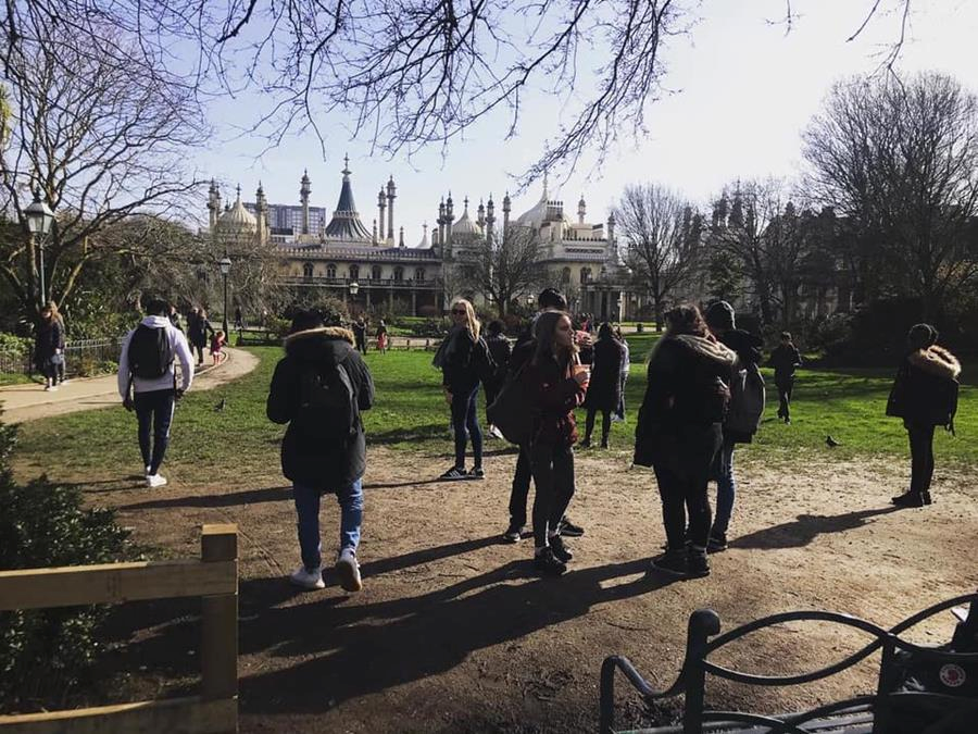 students in Brighton