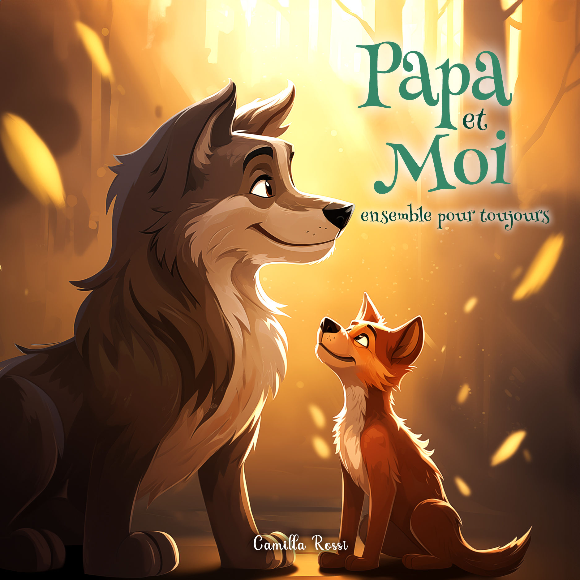 Couverture du livre "Papa et moi ensemble pour toujours", histoire sur le lien père-enfant pour enfants de 3 à 6 ans