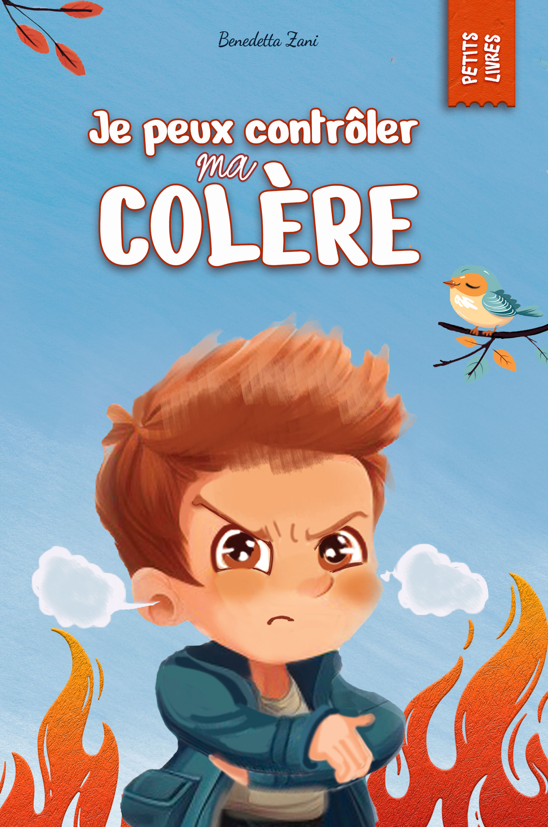 Couverture du livre "Je peux contrôler ma colère", histoire sur la gestion des émotions pour enfants de 4 à 7 ans