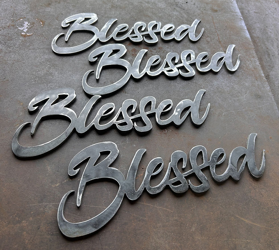 Thumbnail: Personalized Steel Cutouts. 