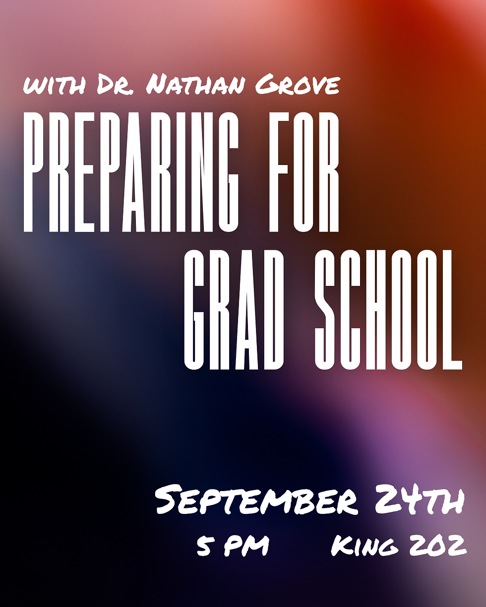 Preparing For Grad School