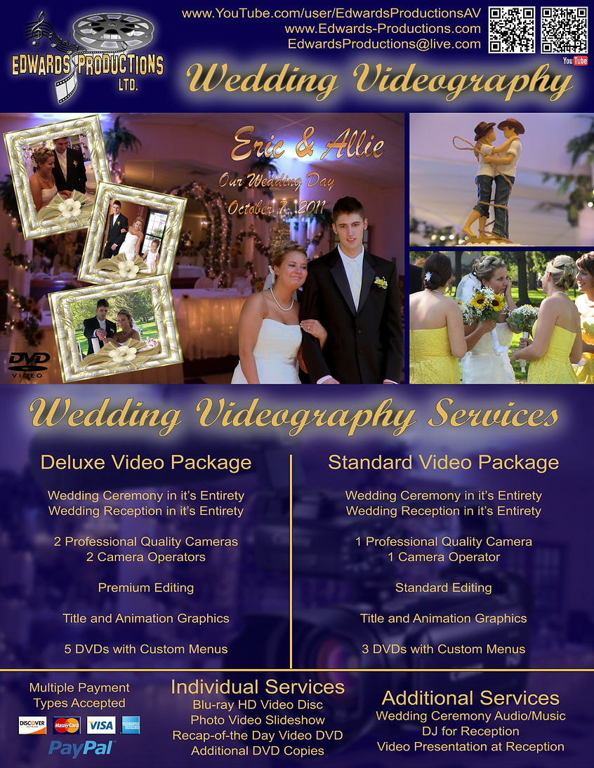 Wedding Video Production in Amherst, Ohio