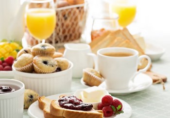 Arranged Food and Objects