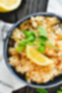 Lemon cream rice