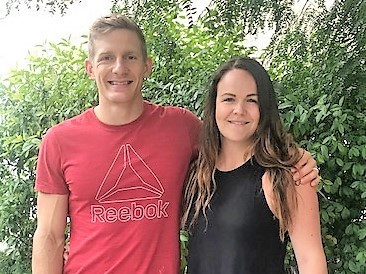 Amie Cox Dietitian and Athlete Brent Fikowski, CrossFit Games 2018