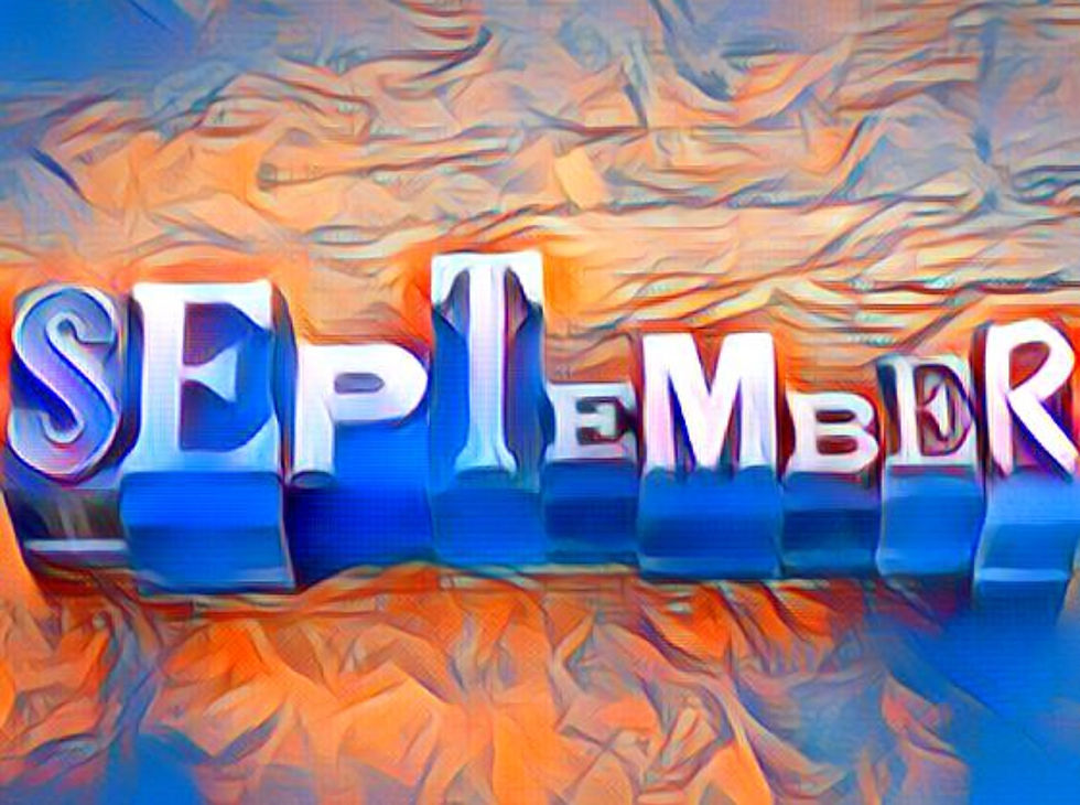 Monthly Horoscope - September 2018