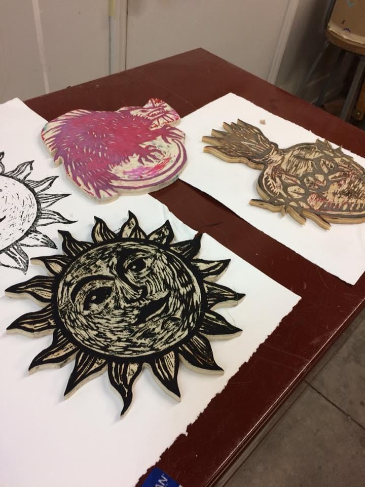 Woodcut Process