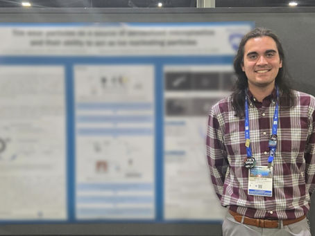 Congratulations to Noah on receiving the ACS Division of Environmental Chemistry Award