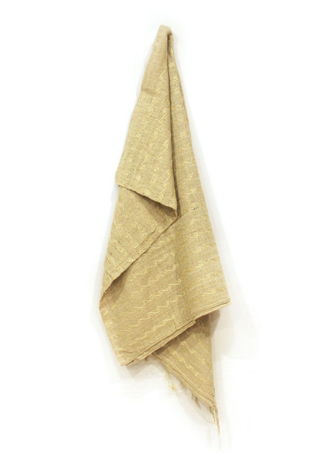 Silk Scarf with Embroidery