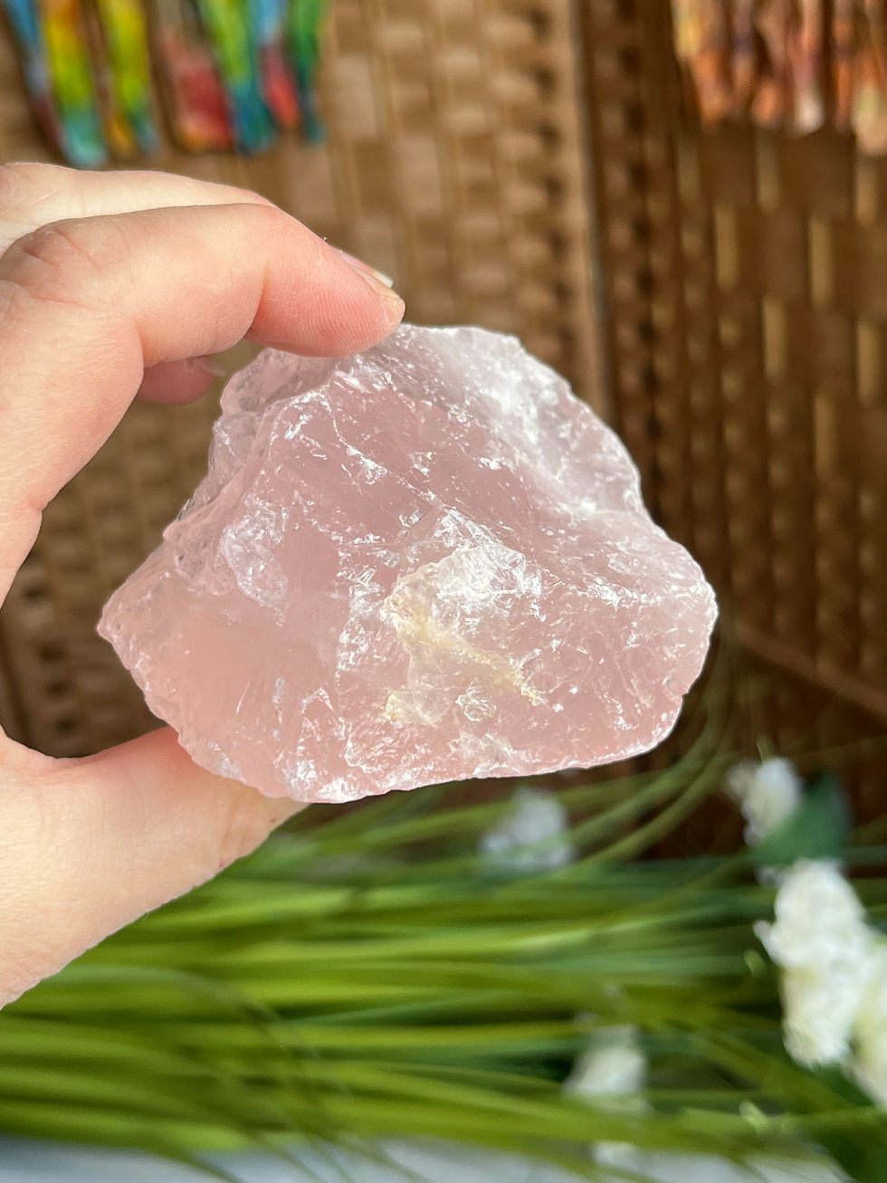 Rose Quartz crystal