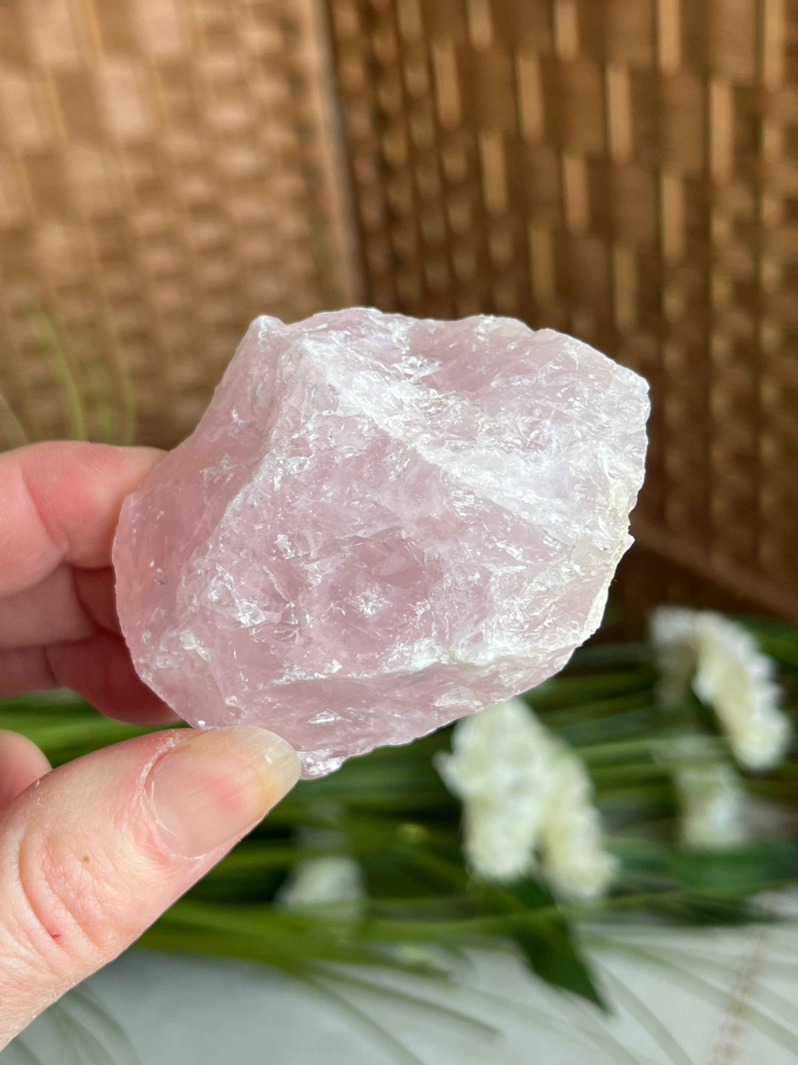 Rose Quartz crystal