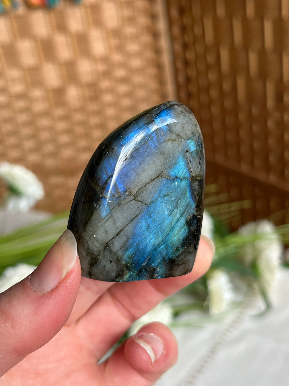 Labradorite crystal