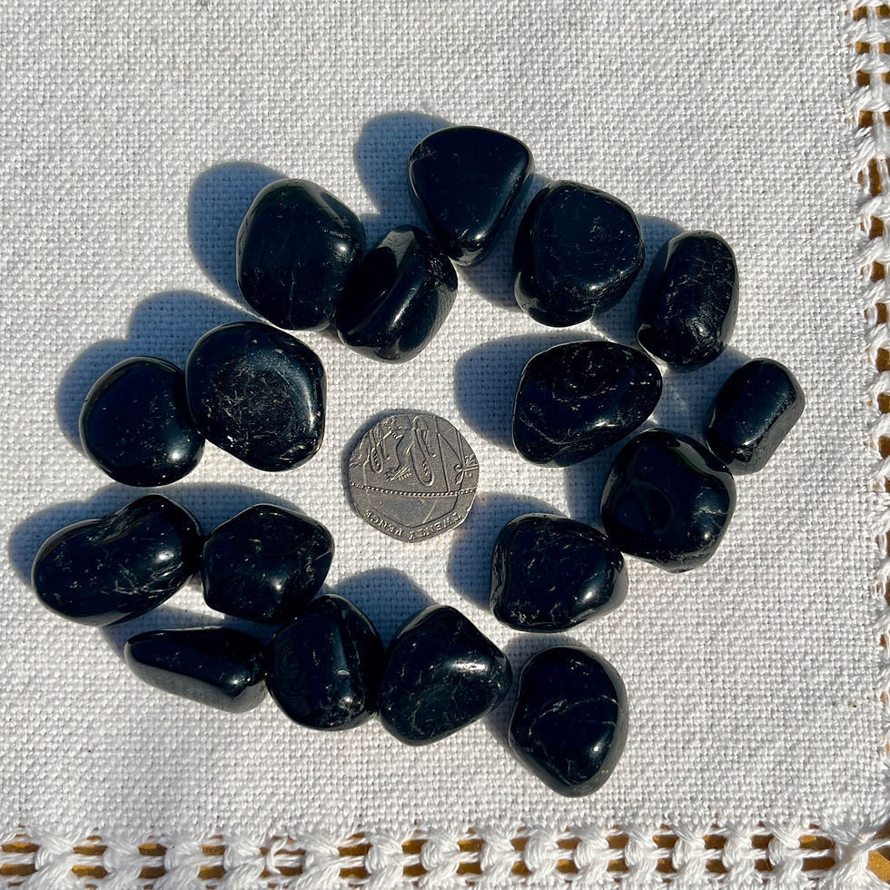 Black Tourmaline Crystal Tumblestones