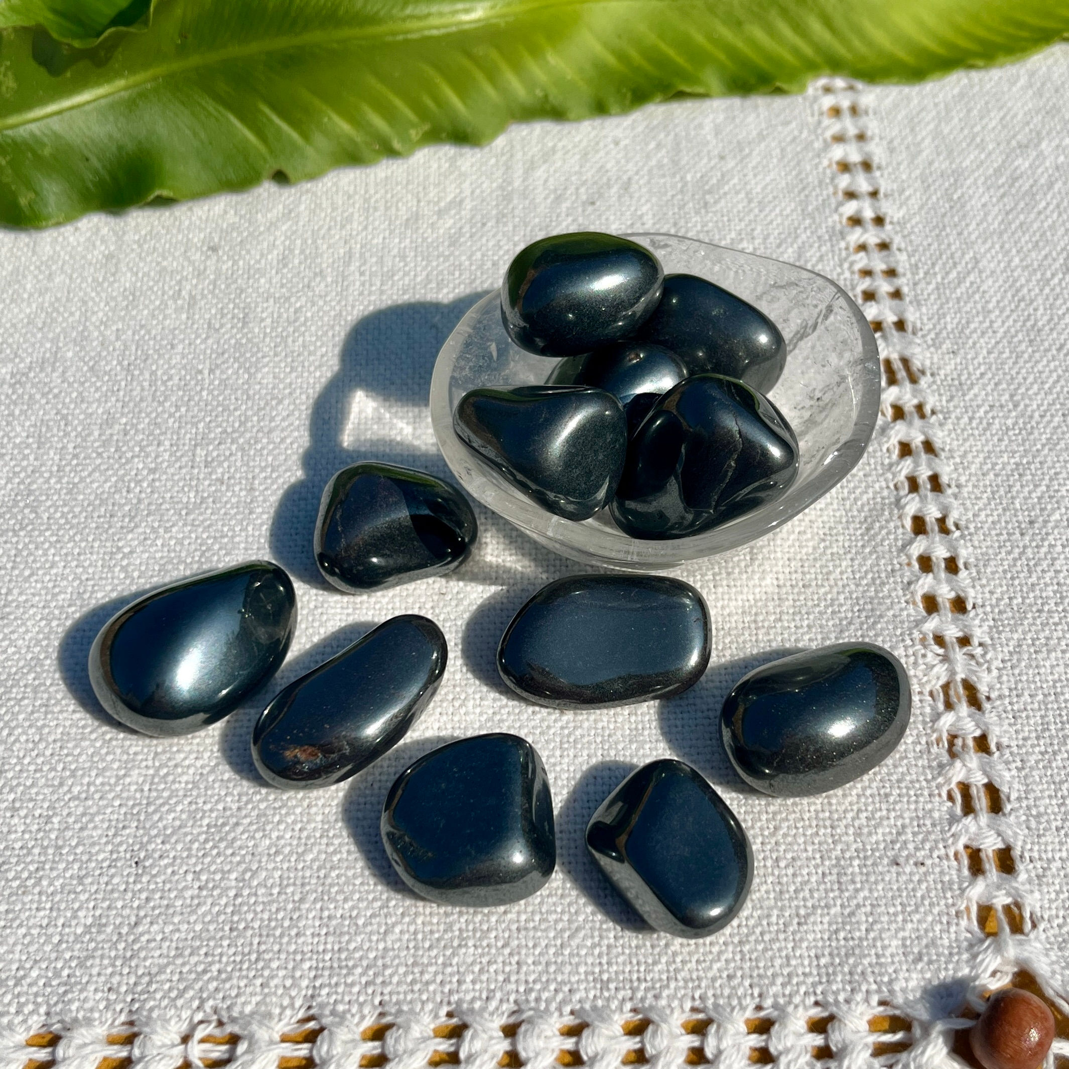 Hematite tumblestones