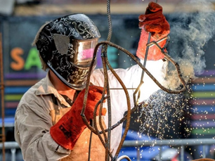 Didier Dantras, artiste soudeur