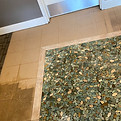 Before & after tile cleaning, professional tile and grout cleaners Newport News Va