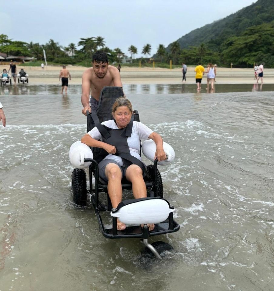 O evento, que promove acesso ao mar para pessoas com deficiência, acontecerá na Praia do Guaiúba, com a visita de 41 jovens e adultos de instituição de Indaiatuba