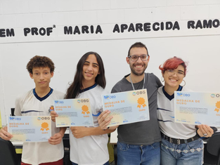 Estudantes de Guarujá conquistam medalha de ouro na Olimpíada Brasileira de Geografia