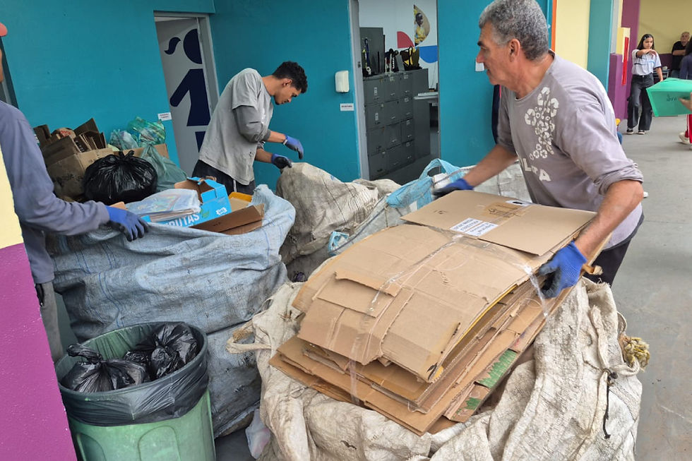Evento reuniu alunos de 22 escolas municipais e arrecadou 4,1 toneladas de recicláveis