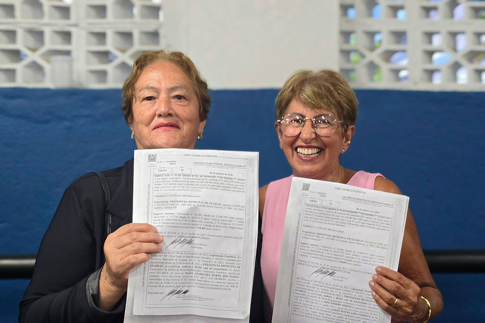 Núcleo tem origem na década de 1960; com mais essa entrega, já são 997 famílias beneficiadas de um ano para cá