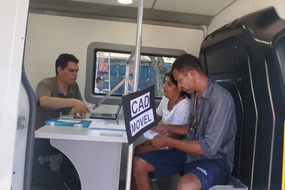 Unidade móvel vai percorrer os bairros para facilitar o acesso da população aos serviços do Cadastro Único
