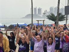 Dançando na Praça reúne público de 700 pessoas em Guarujá