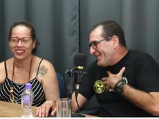 Alexsandra Escalafobética e Wagner Costa