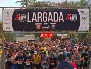 Guarujá recebeu 1.500 atletas na Nova Corrida do Forte no último domingo (26)