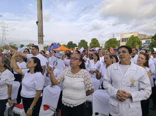 Aproximadamente 3 mil pessoas festejaram Nossa Senhora das Graças