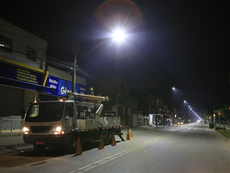 Prefeitura de Guarujá inaugura iluminação 100% LED em ciclovias de Morrinhos