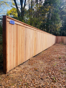Cedar Cap And Trim Privacy Fence Jackson, Tn