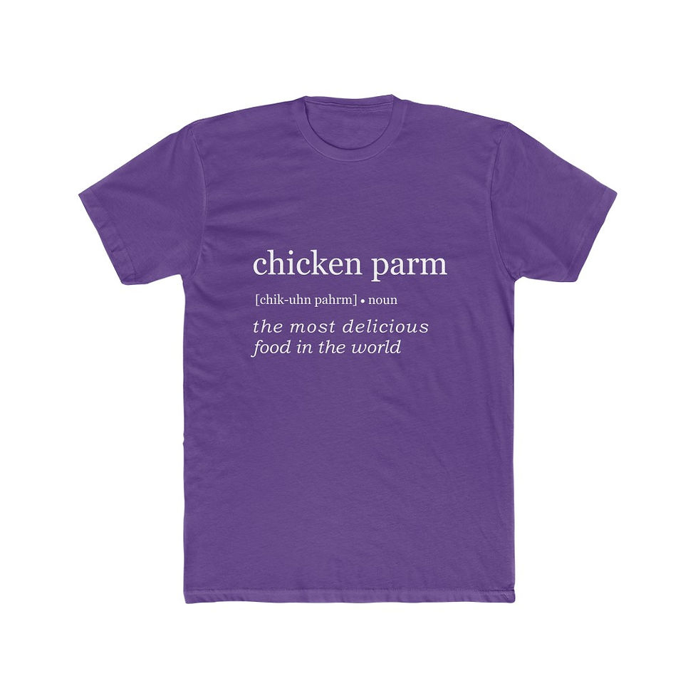 Thumbnail: Chicken Parm Definition Men's Cotton Crew Tee