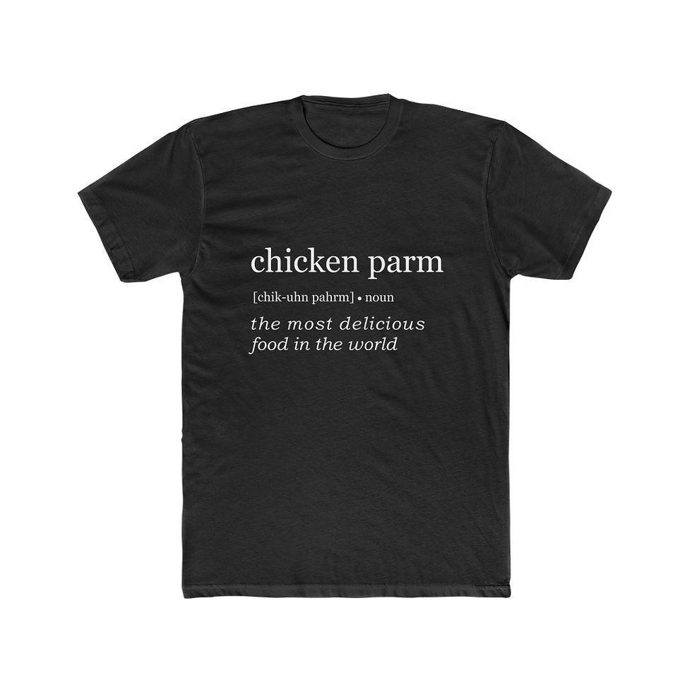 Thumbnail: Chicken Parm Definition Men's Cotton Crew Tee