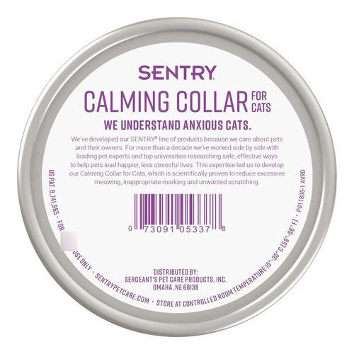 Miniatura: Collar Calmante de Feromonas Sentry