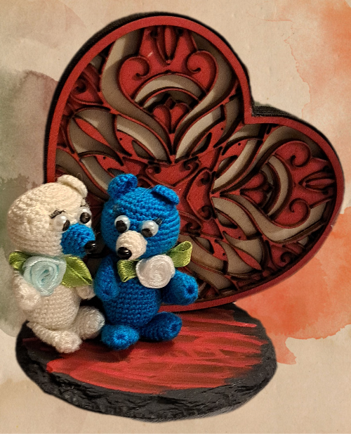 Geschenk von Herzen handgemacht
