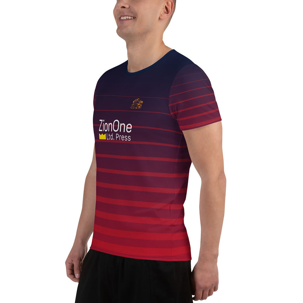 Thumbnail: All-Over Print Men's Athletic T-shirt