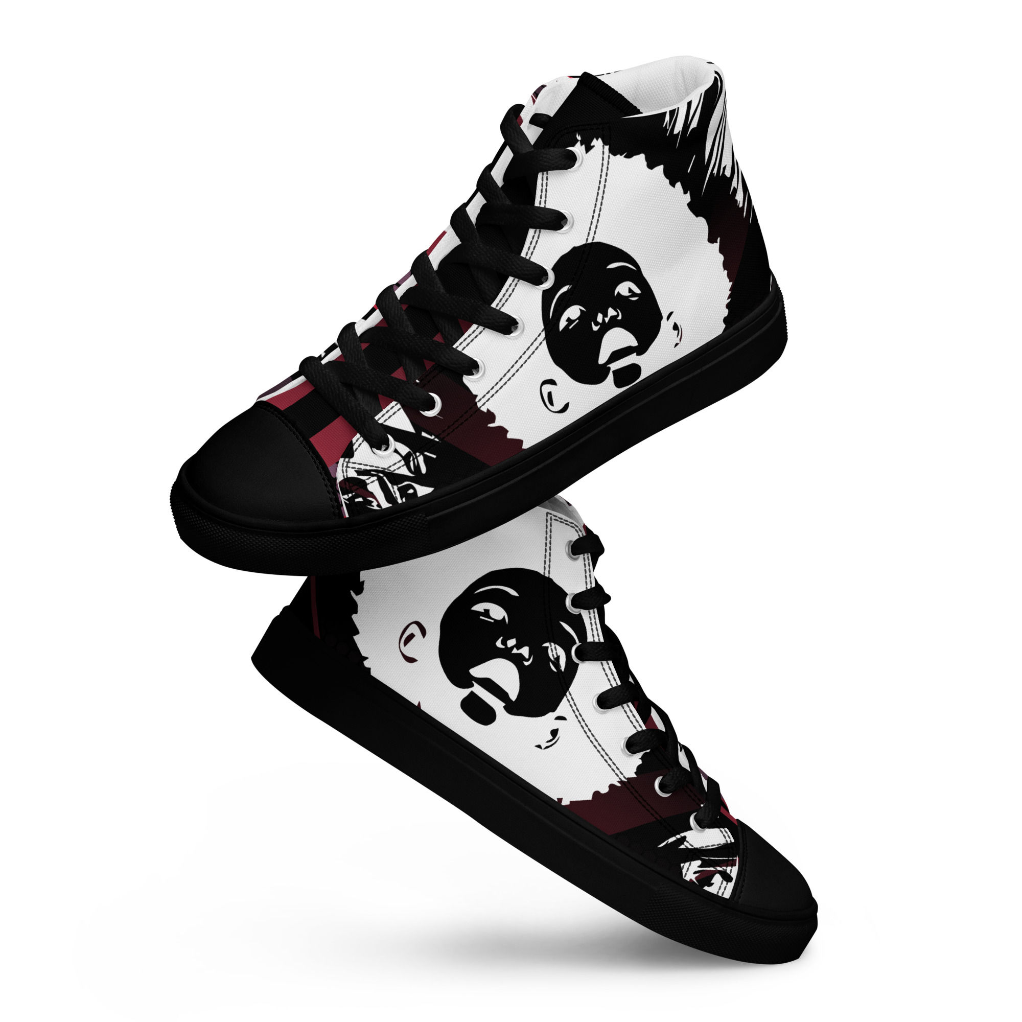 Men’s high top canvas shoes copy