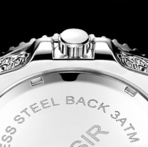 Thumbnail: Gradient Stainless Steel Watch Luxury Explosion Waterproof Watch