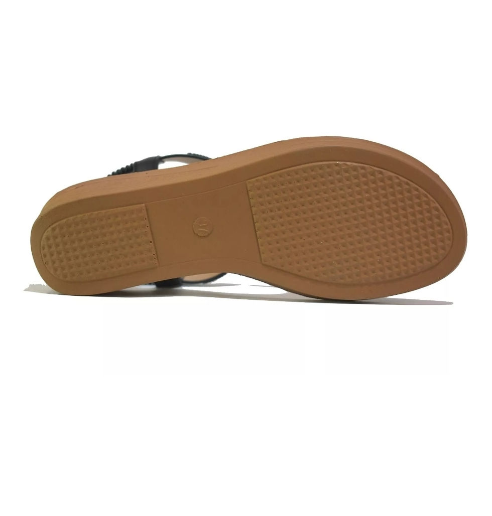 Thumbnail: Ladies Beautiful Black Stretchable Back  Strap Sandals