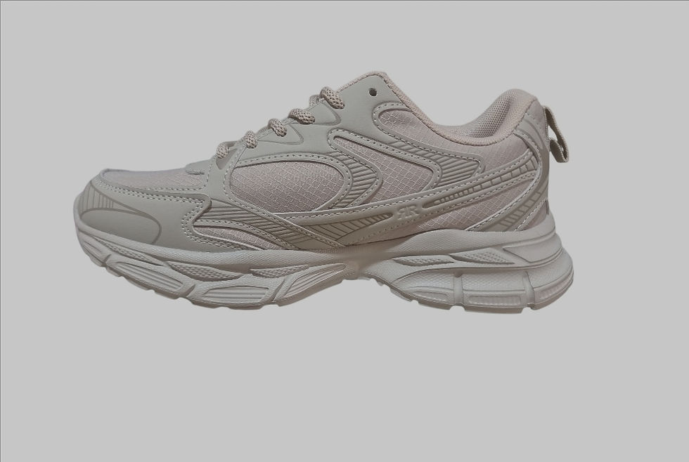 Thumbnail: Khaki Ultra Light-weight Comfy Walking Everyday Use Trainers