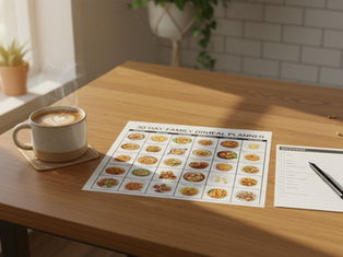 30 Days of Family Dinners Made Easy with a Printable Meal Planner