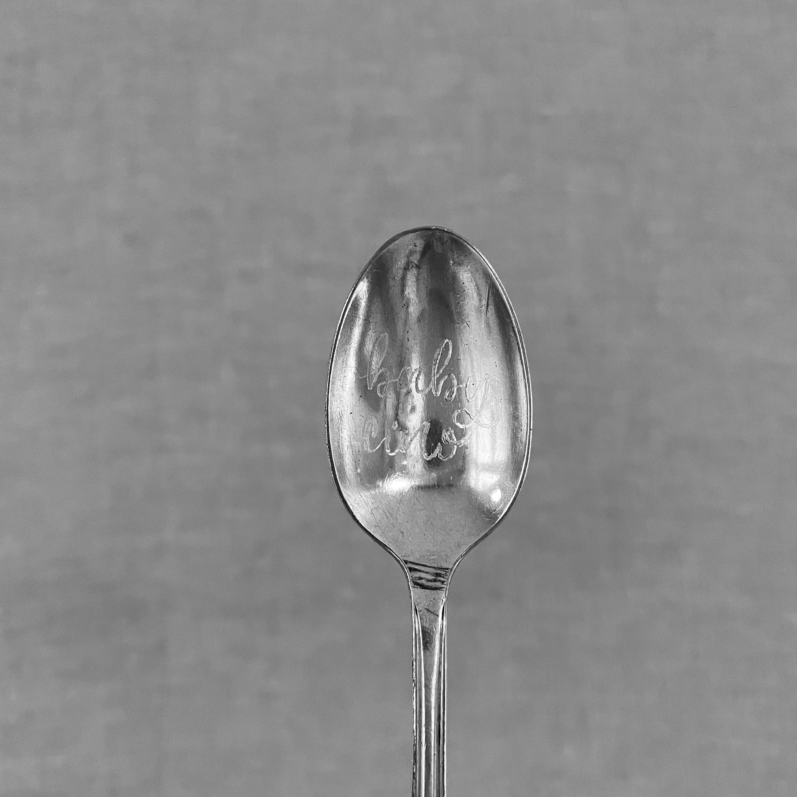 Engraved Vintage Teaspoon - 'Babycino' 2